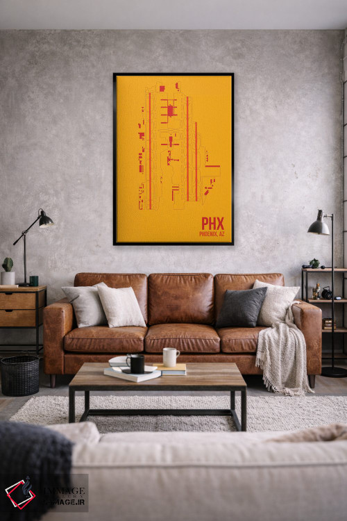 تابلو دکوراتیو فونیکس اسکای هاربر اثر ۰۸ لفت - D1B