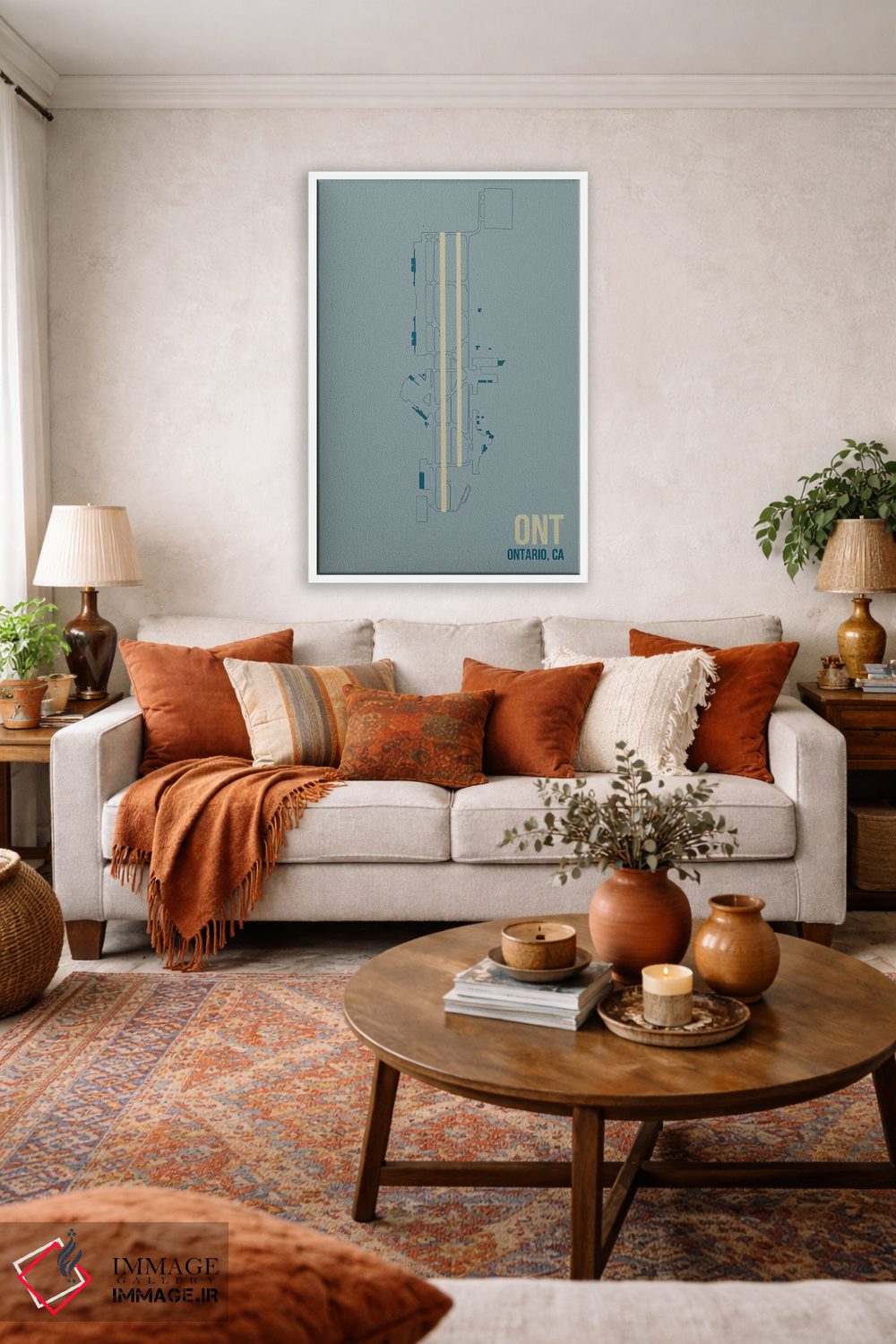 تابلو دکوراتیو اونتاریو اثر ۰۸ لفت - D2W