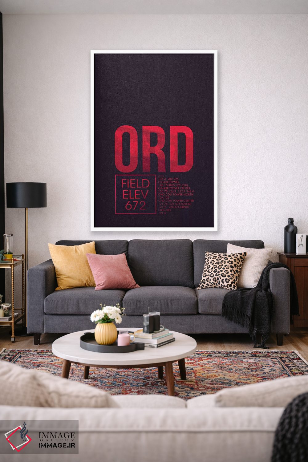 تابلو دکوراتیو شیکاگو اثر ۰۸ لفت - D1W
