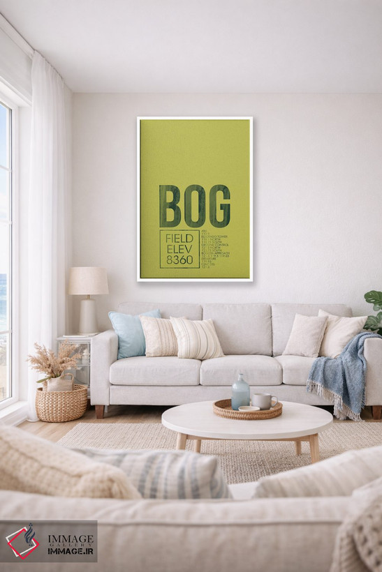تابلو دکوراتیو کنترل ترافیک هوایی BOG، بوگوتا، کلمبیا اثر ۰۸ لفت - D1W