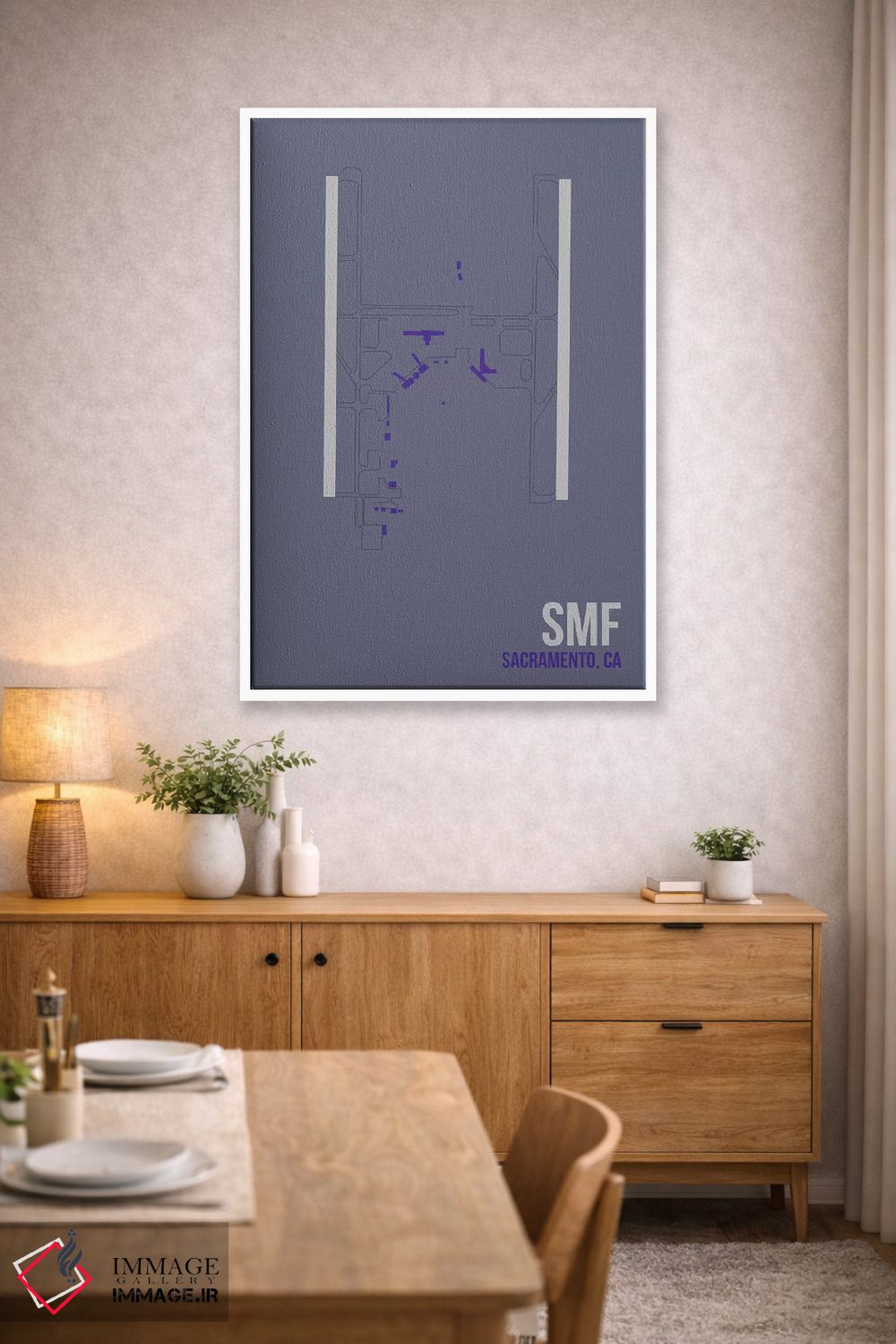 تابلو دکوراتیو ساکرامنتو اثر ۰۸ لفت - D3W