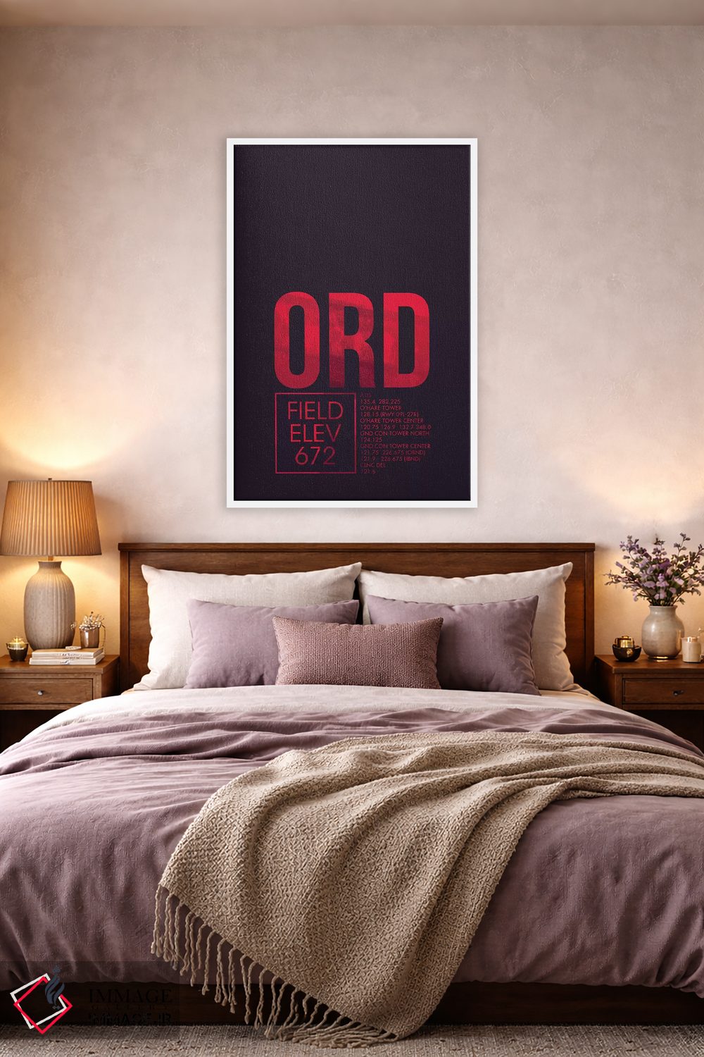 تابلو دکوراتیو شیکاگو اثر ۰۸ لفت - D3W