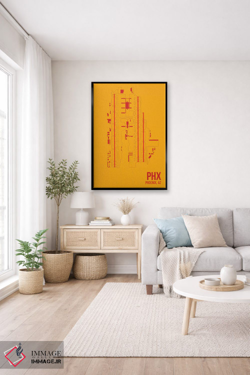 تابلو دکوراتیو فونیکس اسکای هاربر اثر ۰۸ لفت - D5B