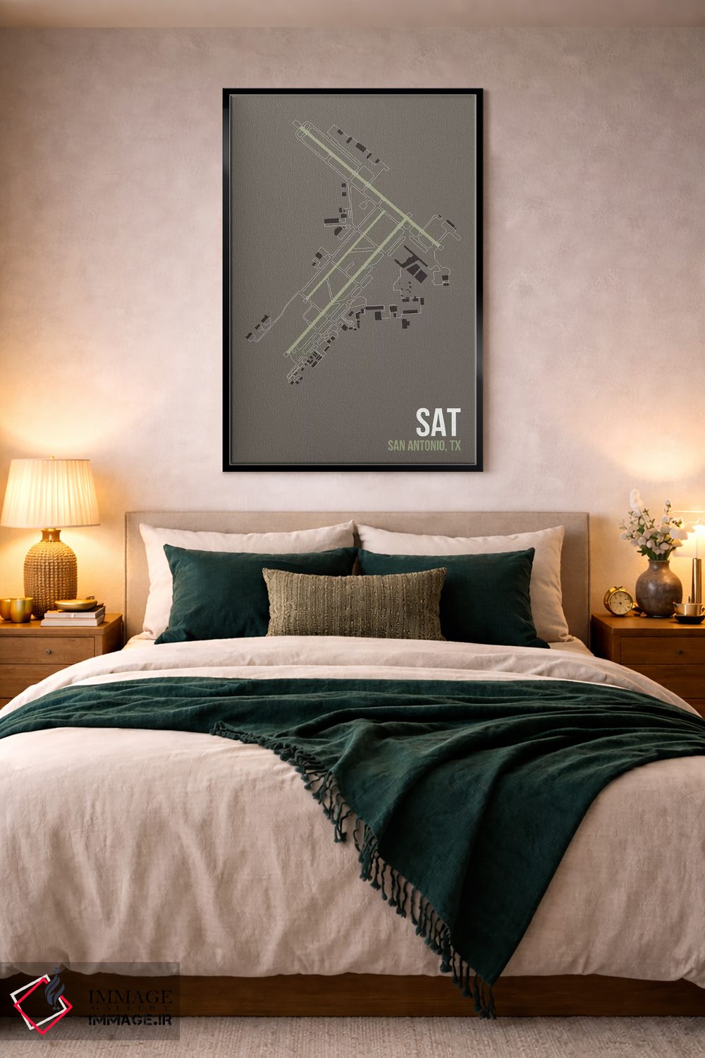 تابلو دکوراتیو سن آنتونیو اثر ۰۸ لفت - D4B