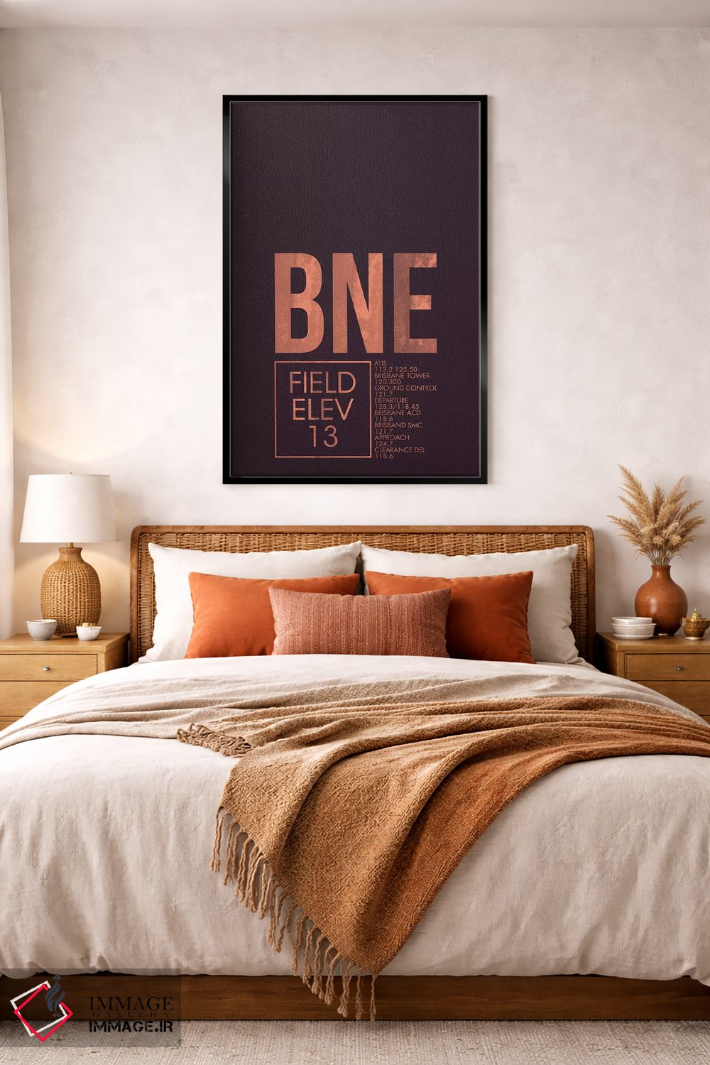 تابلو دکوراتیو کنترل ترافیک هوایی BNE، بریزبن اثر ۰۸ لفت - D3B