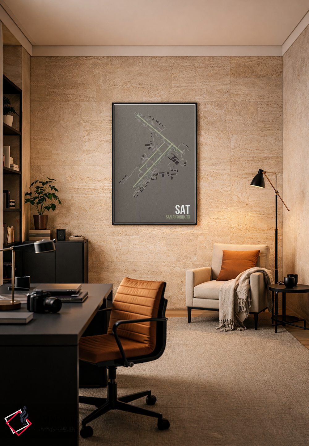 تابلو دکوراتیو سن آنتونیو اثر ۰۸ لفت - D5B