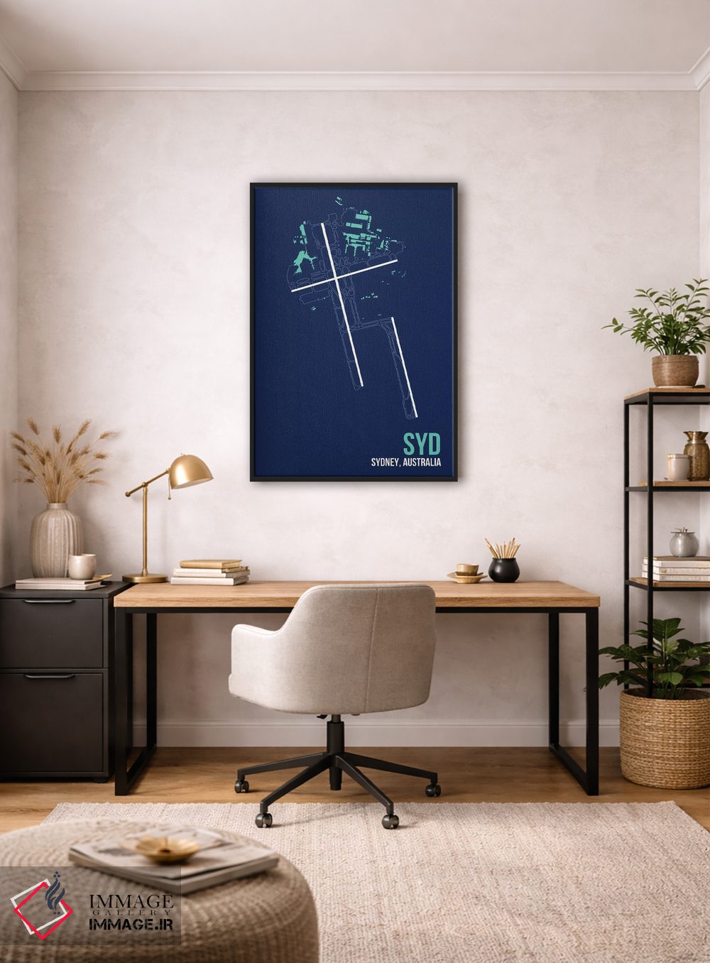 تابلو دکوراتیو سیدنی اثر ۰۸ لفت - D5B