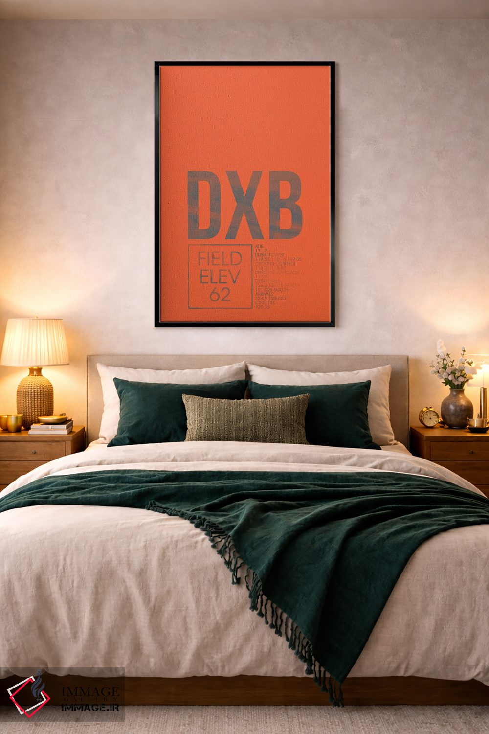 تابلو دکوراتیو دبی اثر ۰۸ لفت - D4B