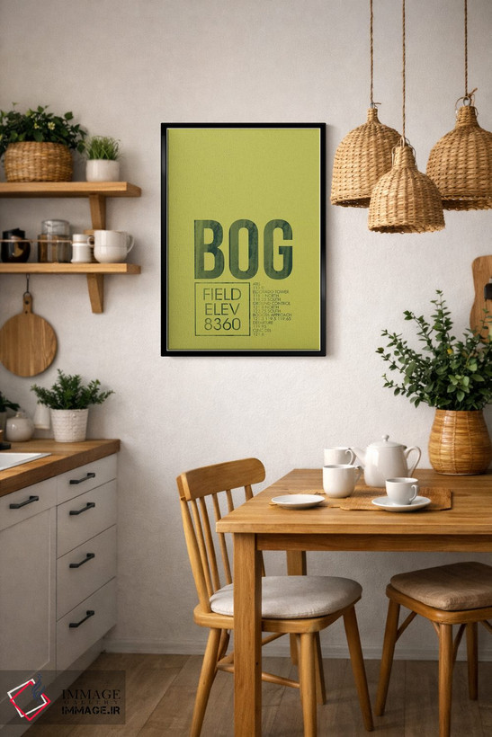 تابلو دکوراتیو کنترل ترافیک هوایی BOG، بوگوتا، کلمبیا اثر ۰۸ لفت - D6B