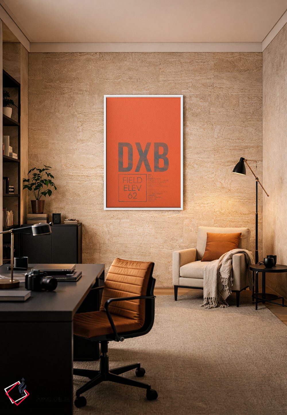 تابلو دکوراتیو دبی اثر ۰۸ لفت - D5W