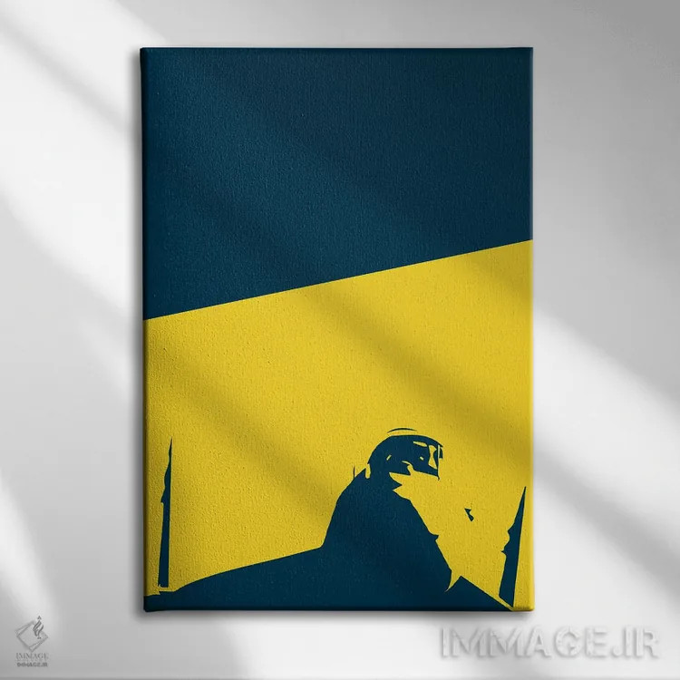 تابلو دکوراتیو اف-۱۸ اثر ۰۸ لفت - نمای روبهرو روی دیوار