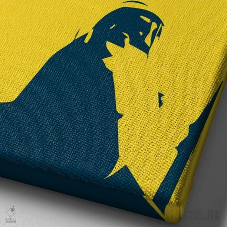 تابلو دکوراتیو اف-۱۸ اثر ۰۸ لفت - نمای نزدیک بافت بوم