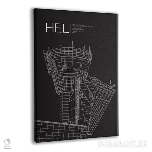 تابلو دکوراتیو برج مراقبت HEL، فرودگاه بین المللی هلسینکی اثر ۰۸ لفت - نمای پرسپکتیو محصول