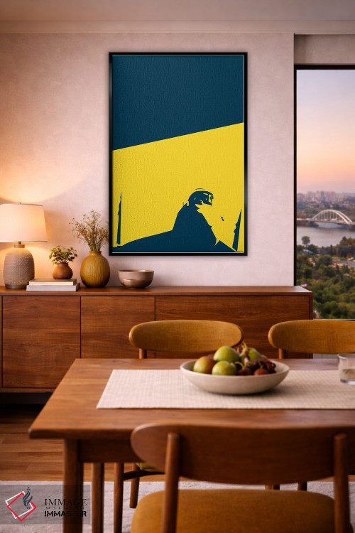 تابلو دکوراتیو اف-۱۸ اثر ۰۸ لفت - D6B