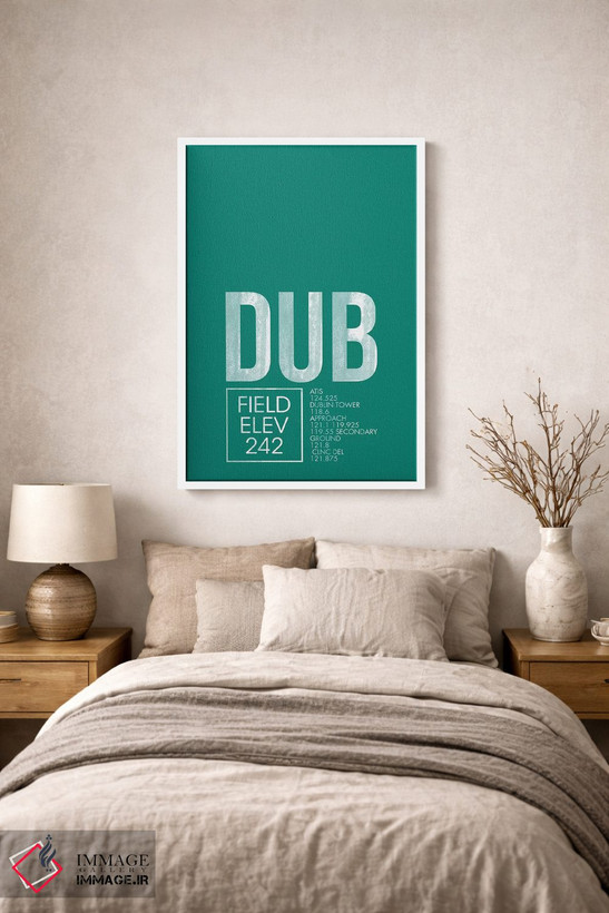 تابلو دکوراتیو دوبلین اثر ۰۸ لفت - D1W