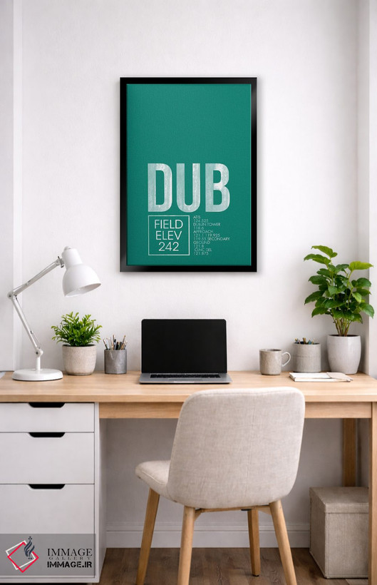 تابلو دکوراتیو دوبلین اثر ۰۸ لفت - D4B