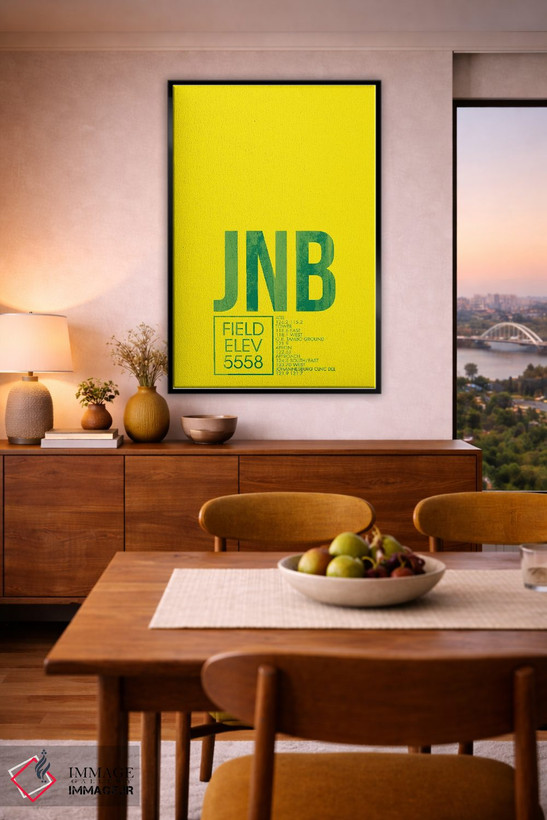 تابلو دکوراتیو برج مراقبت پرواز JNB، ژوهانسبورگ اثر ۰۸ لفت - D6B