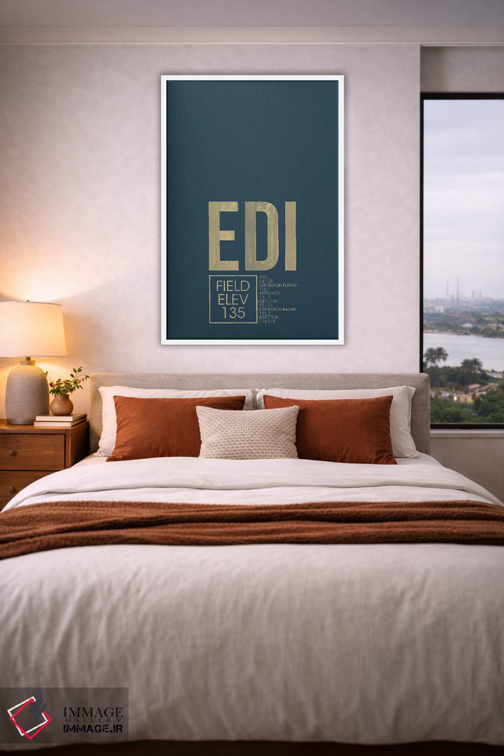 تابلو دکوراتیو اباوربرو اثر ۰۸ لفت - D1W