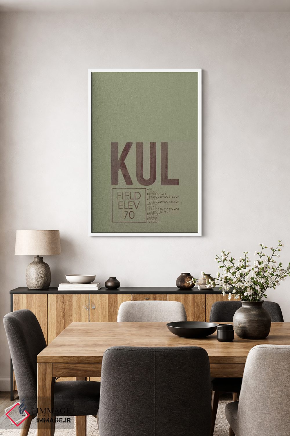 تابلو دکوراتیو برج مراقبت پرواز KUL، کوالالامپور، مالزی اثر ۰۸ لفت - D4W