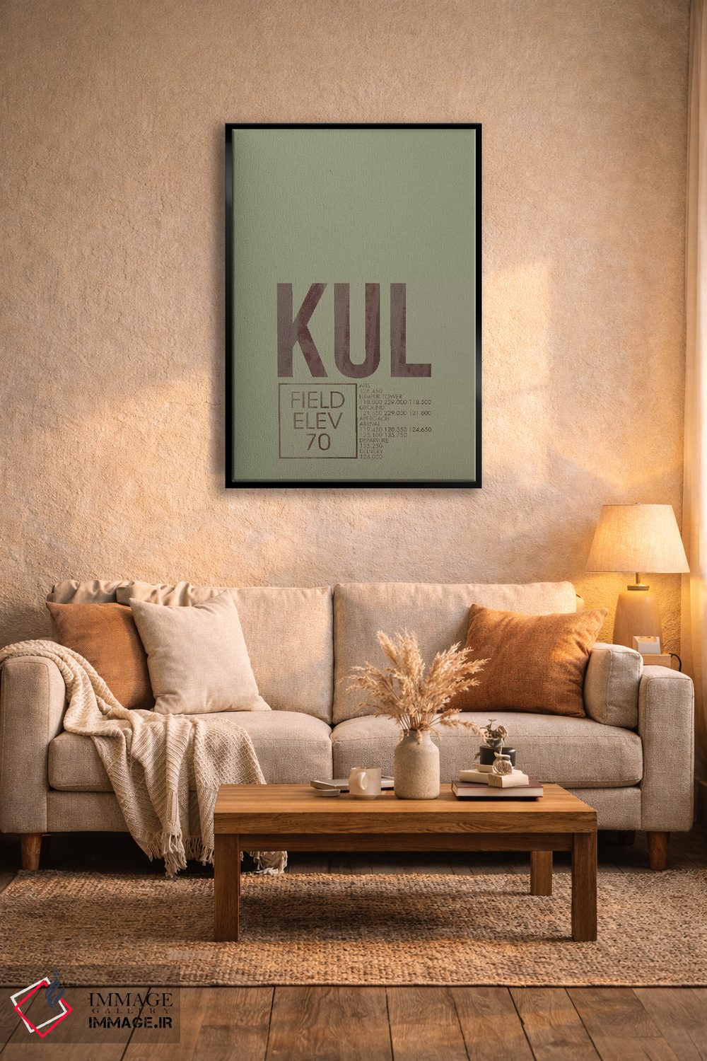 تابلو دکوراتیو برج مراقبت پرواز KUL، کوالالامپور، مالزی اثر ۰۸ لفت - D5B