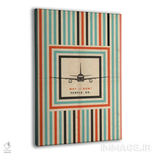 تابلو دکوراتیو چرا حالا نه؟ اثر ۰۸ لفت - نمای پرسپکتیو محصول