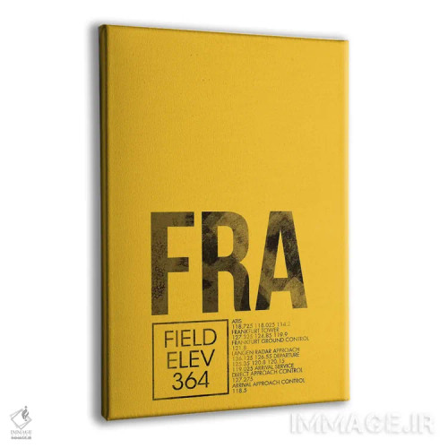 تابلو دکوراتیو فرانکفورت اثر ۰۸ لفت - نمای پرسپکتیو محصول