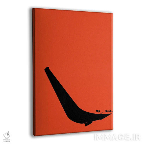 تابلو مینیمال بالچه هواپیما اثر ۰۸ لفت - نمای پرسپکتیو محصول