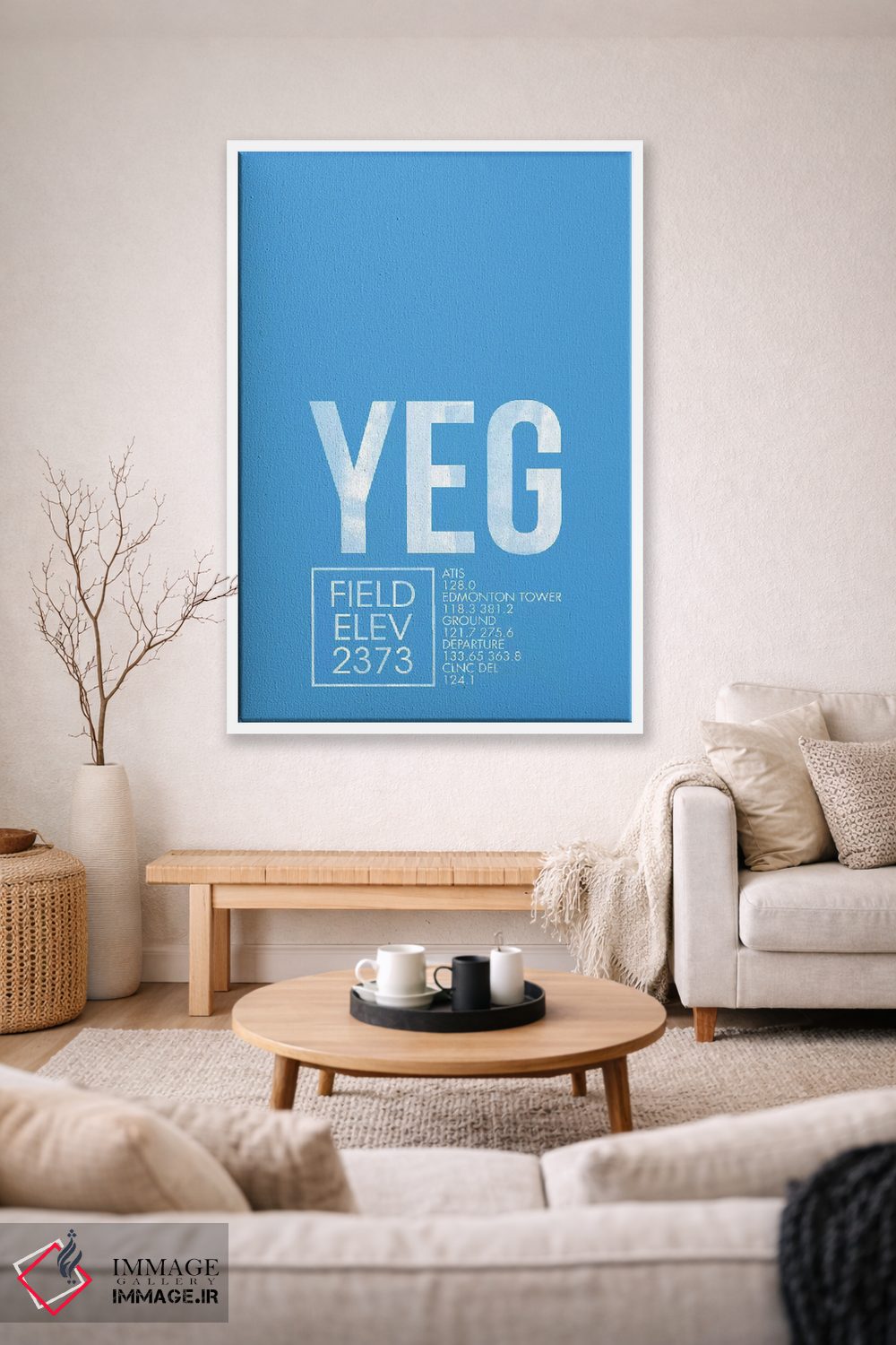 تابلو دکوراتیو ادمونتون اثر ۰۸ لفت - D1W