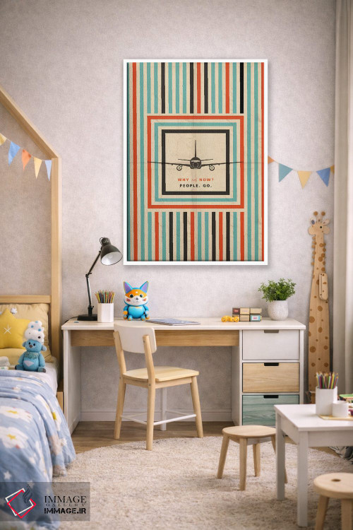 تابلو دکوراتیو چرا حالا نه؟ اثر ۰۸ لفت - D1W