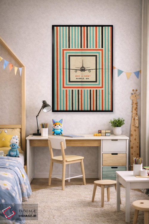 تابلو دکوراتیو چرا حالا نه؟ اثر ۰۸ لفت - D2B