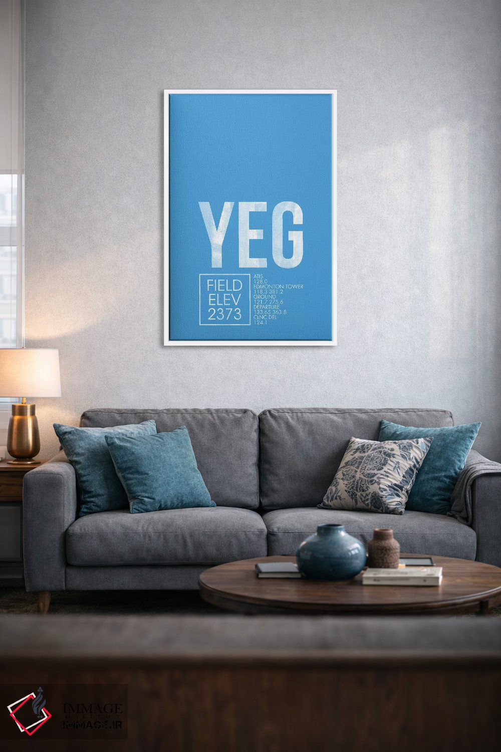 تابلو دکوراتیو ادمونتون اثر ۰۸ لفت - D4W