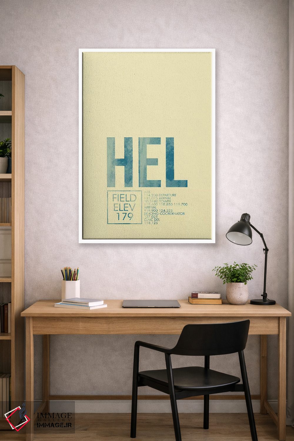 تابلو دکوراتیو هلسینکی اثر ۰۸ لفت - D1W