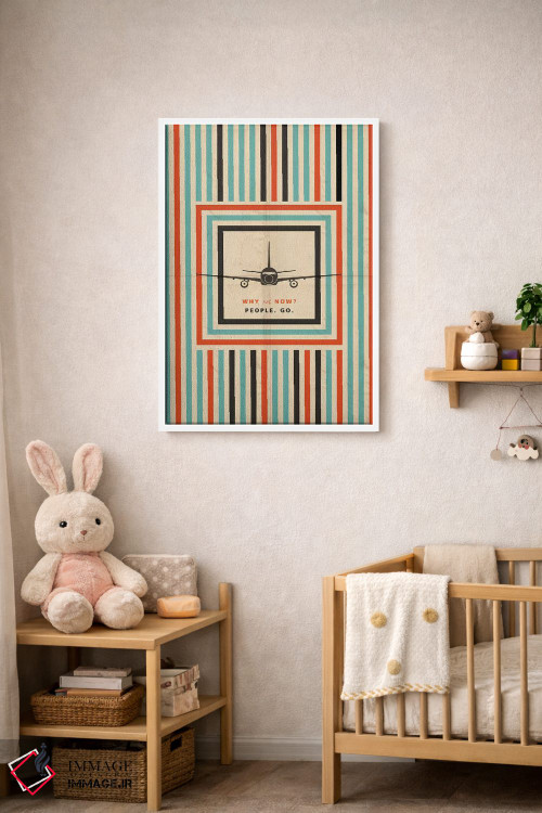 تابلو دکوراتیو چرا حالا نه؟ اثر ۰۸ لفت - D3W