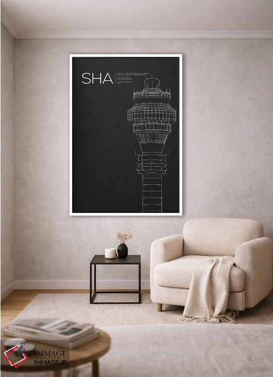 تابلو دکوراتیو برج مراقبت SHA، فرودگاه بین المللی شانگهای اثر ۰۸ لفت - D1W