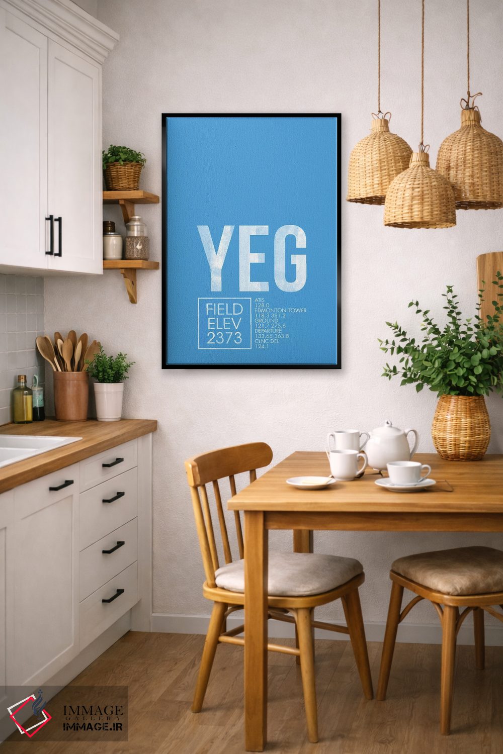 تابلو دکوراتیو ادمونتون اثر ۰۸ لفت - D6B