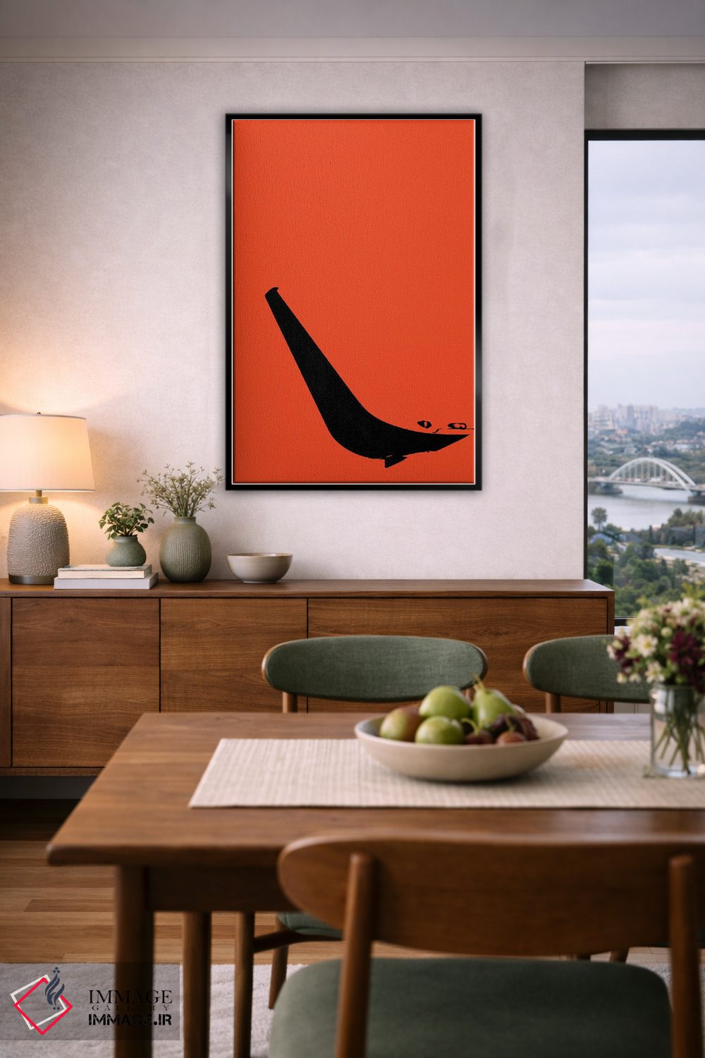 تابلو مینیمال بالچه هواپیما اثر ۰۸ لفت - D6B