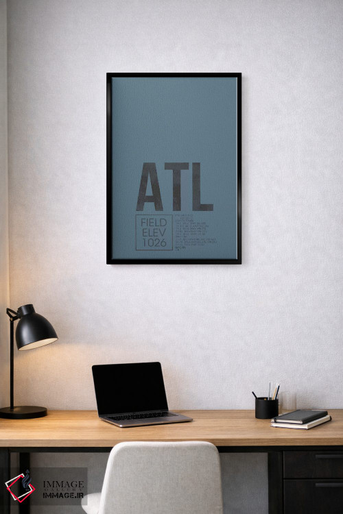 تابلو دکوراتیو آتلانتا اثر ۰۸ لفت - D2B