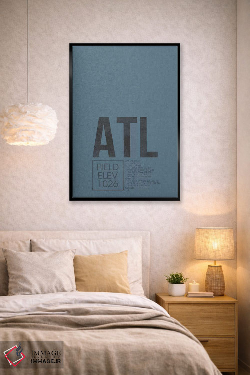 تابلو دکوراتیو آتلانتا اثر ۰۸ لفت - D3B