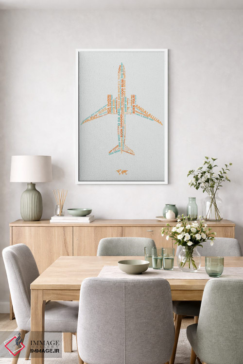 تابلو دکوراتیو سفر به هر زبان اثر ۰۸ لفت - D5W