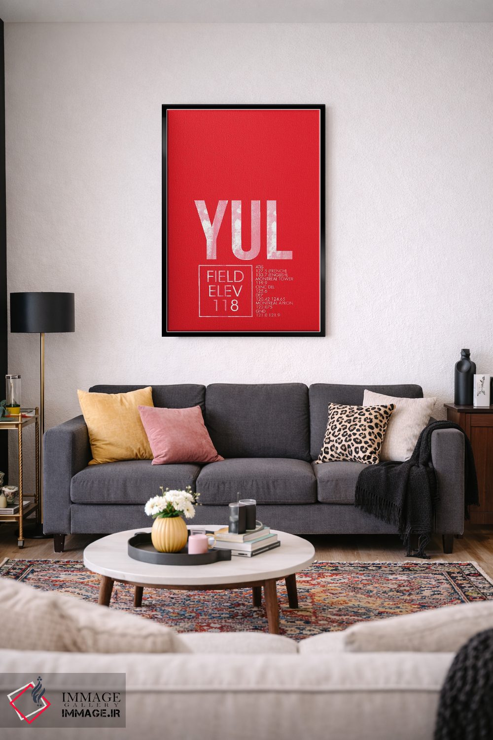 تابلو دکوراتیو مونترال اثر ۰۸ لفت - D5B