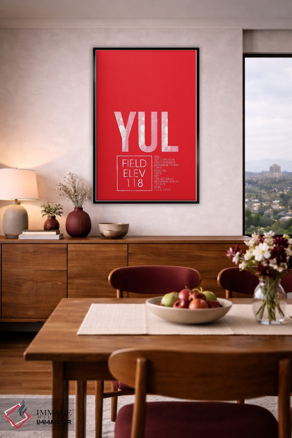 تابلو دکوراتیو مونترال اثر ۰۸ لفت - D6B