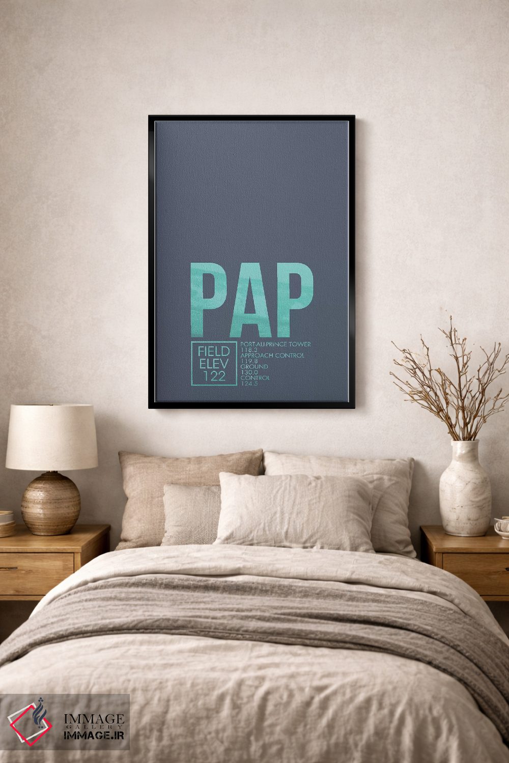 تابلو دکوراتیو پورتو پرنس اثر ۰۸ لفت - D3B