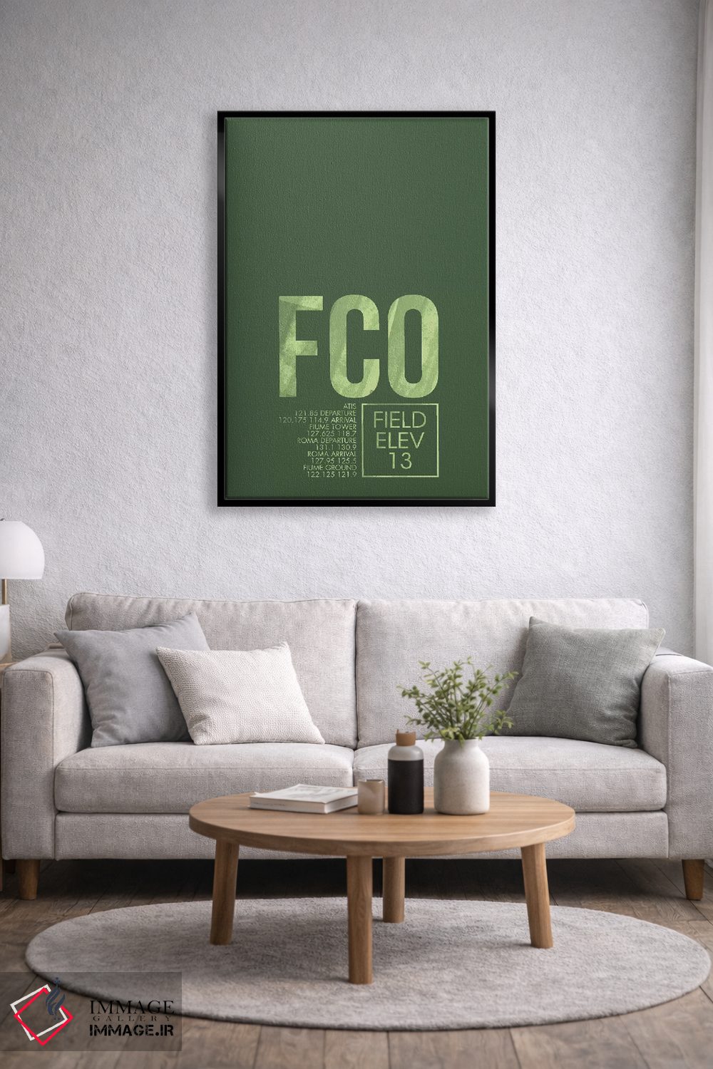 تابلو دکوراتیو رم اثر ۰۸ لفت - D4B