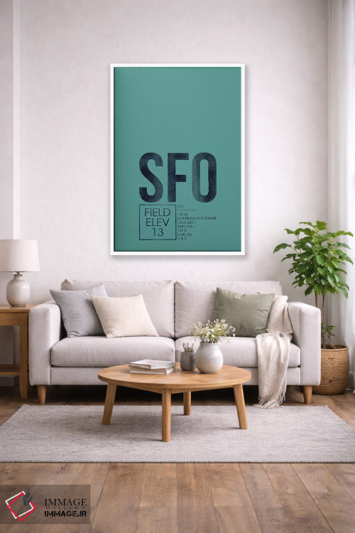 تابلو دکوراتیو سانفرانسیسکو اثر ۰۸ لفت - D2W