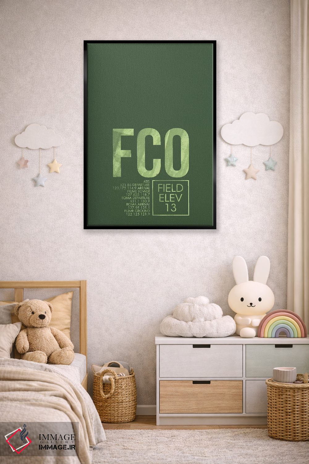 تابلو دکوراتیو رم اثر ۰۸ لفت - D5B