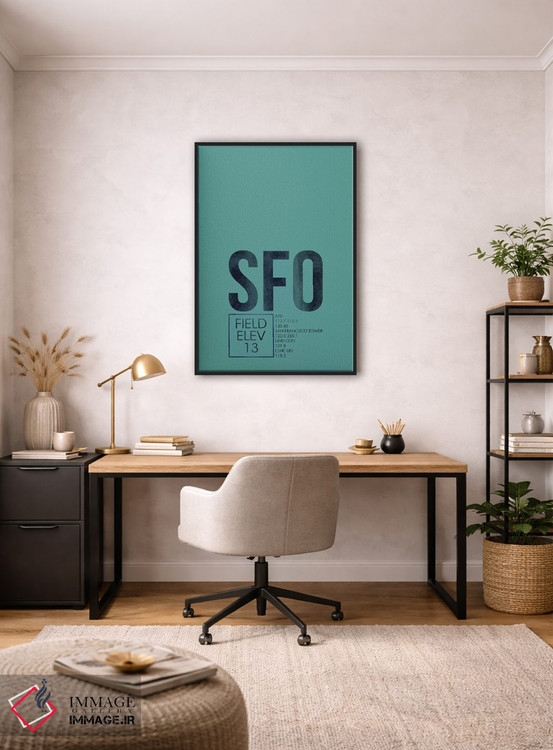 تابلو دکوراتیو سانفرانسیسکو اثر ۰۸ لفت - D5B