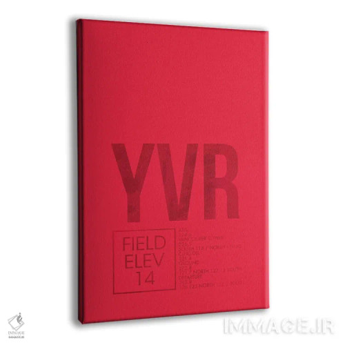 تابلو دکوراتیو ونکوور اثر ۰۸ لفت - نمای پرسپکتیو محصول