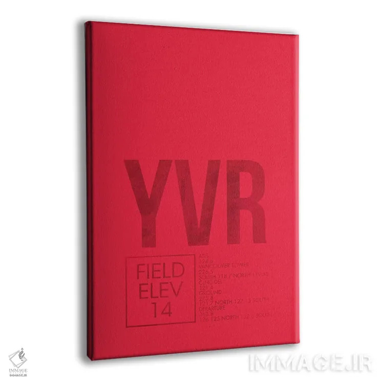 تابلو دکوراتیو ونکوور اثر ۰۸ لفت - نمای پرسپکتیو محصول