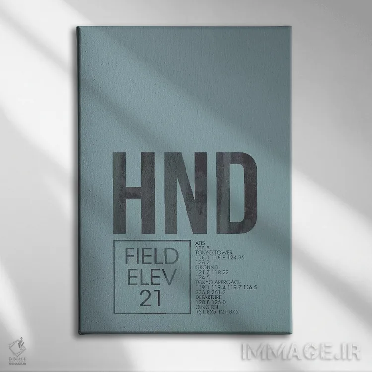 تابلو دکوراتیو توکیو اثر ۰۸ لفت - نمای روبهرو روی دیوار