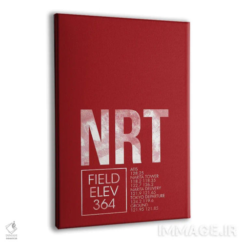 تابلو دکوراتیو کد فرودگاه توکیو اثر ۰۸ لفت - نمای پرسپکتیو محصول